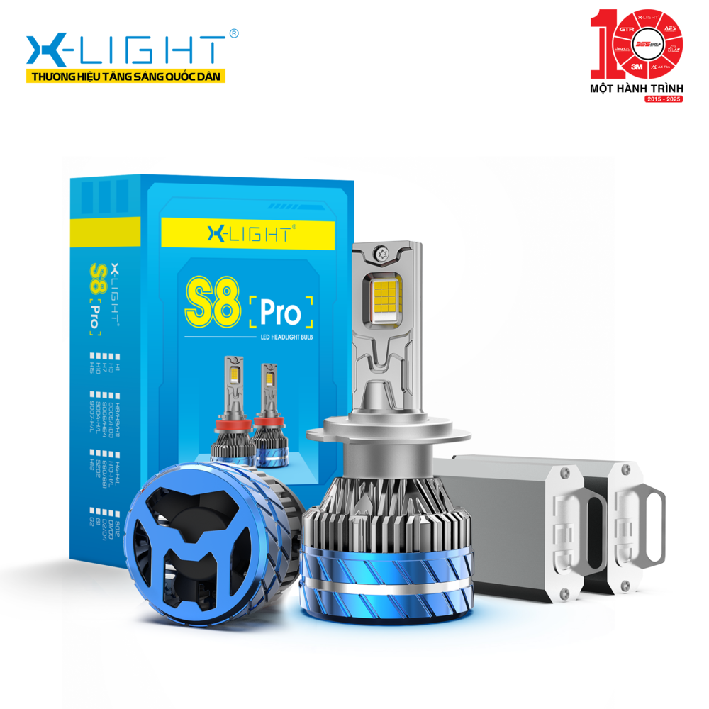 BÓNG LED NAOEVO S8 PRO - NHIỆT MÀU 4300K